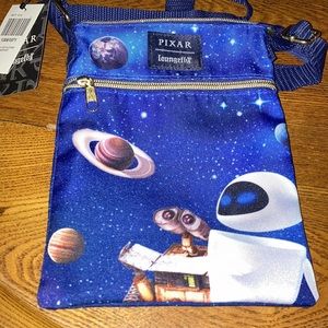 RARE Loungefly Disney Pixar WALL-E Space Dancing Passport Crossbody Bag